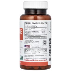 Healths Harmony, Берберин HCL +, 60 капсул